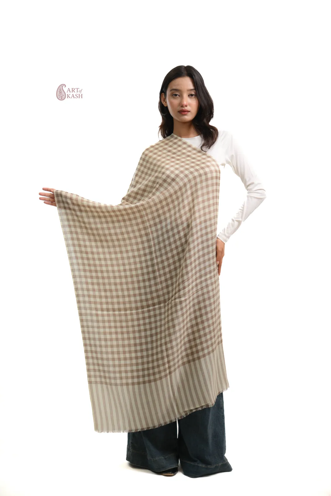 Check Stole — Item 3