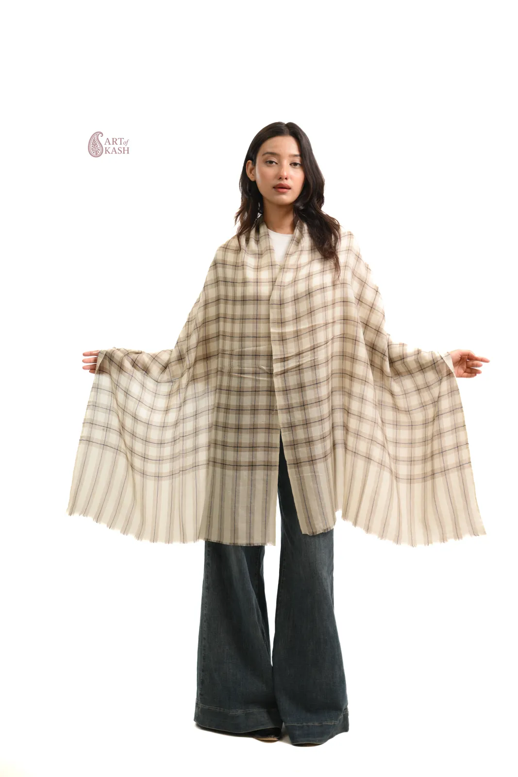 Check Stole — Item 4