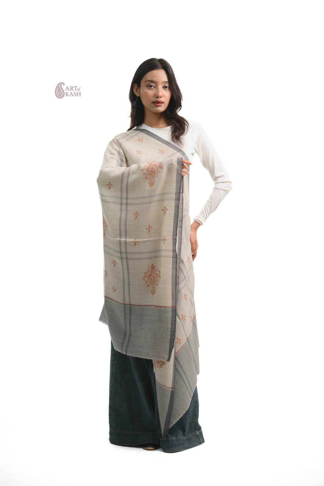 Hand Embroidery Stoles — Item 2