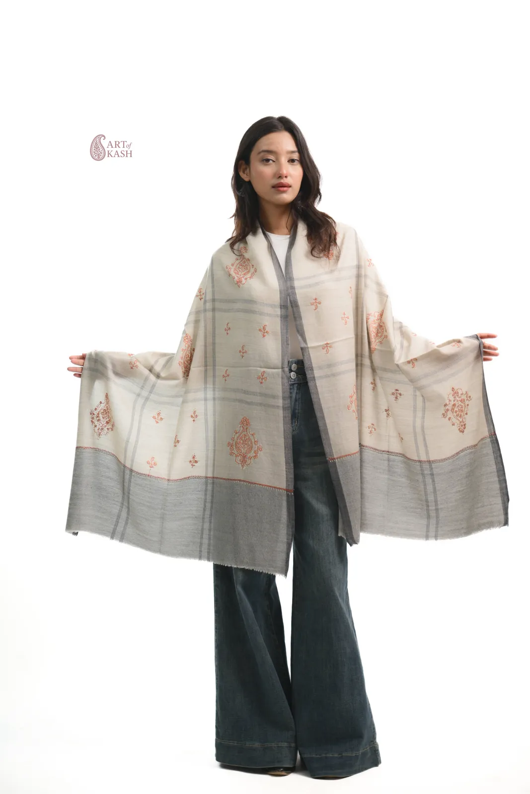 Hand Embroidery Stoles — Item 2