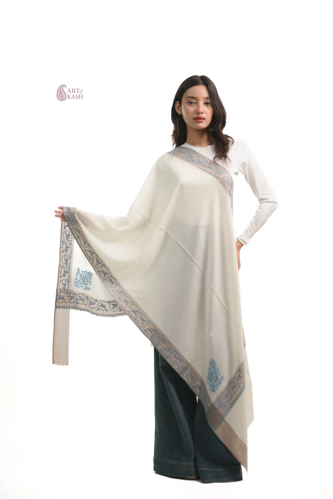 Hand Embroidery Stoles — Item 3