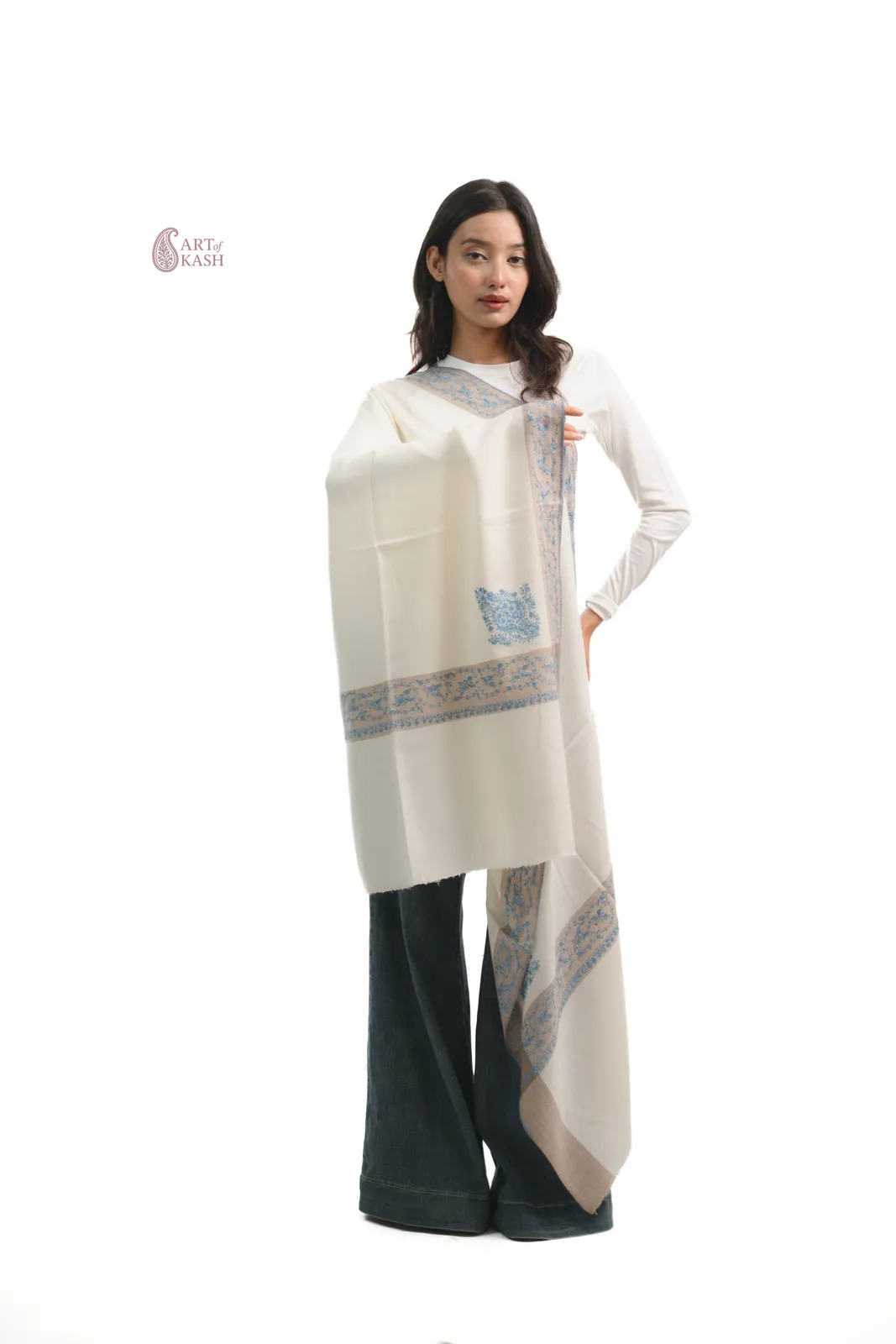 Hand Embroidery Stoles — Item 3