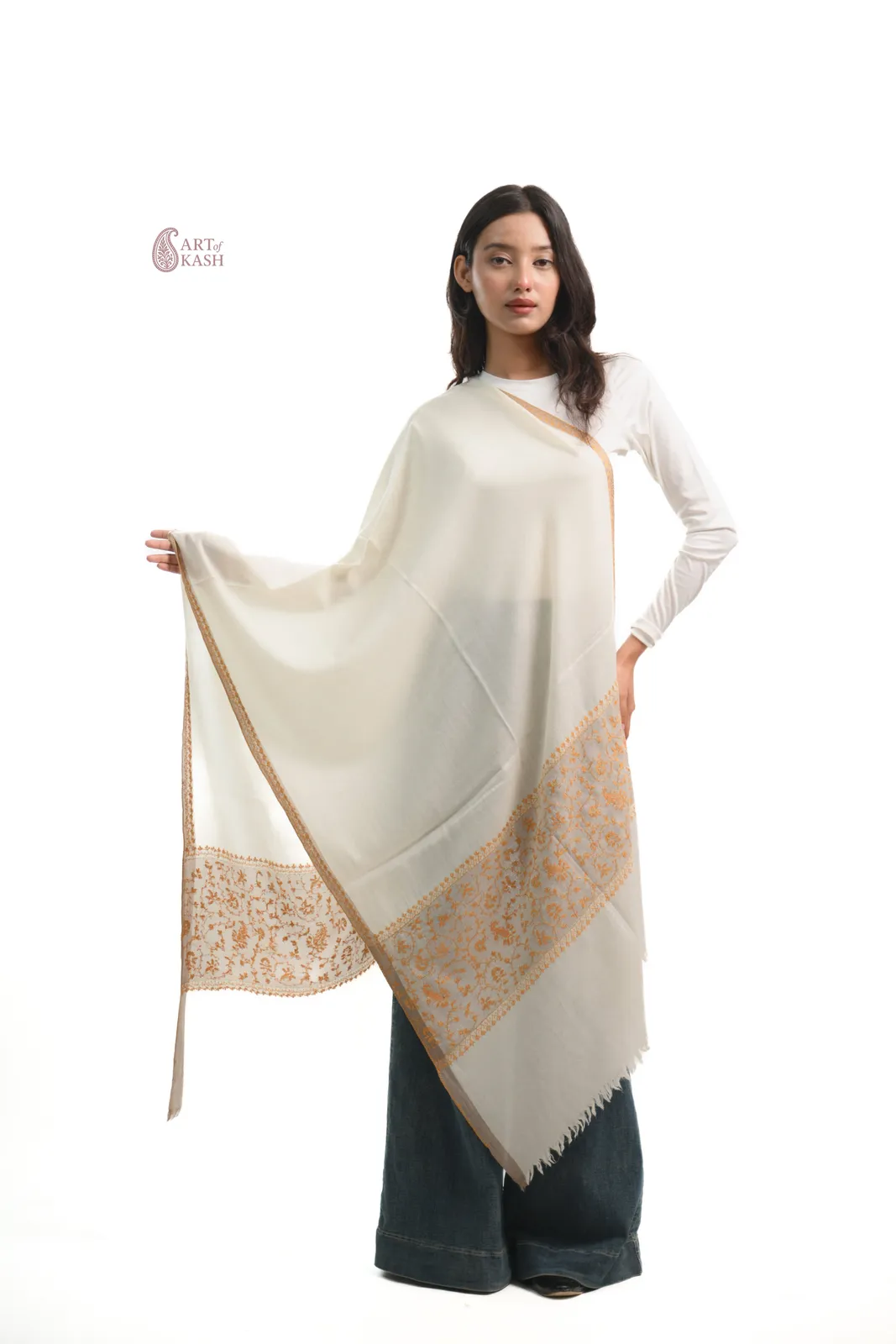 Hand Embroidery Stoles — Item 4