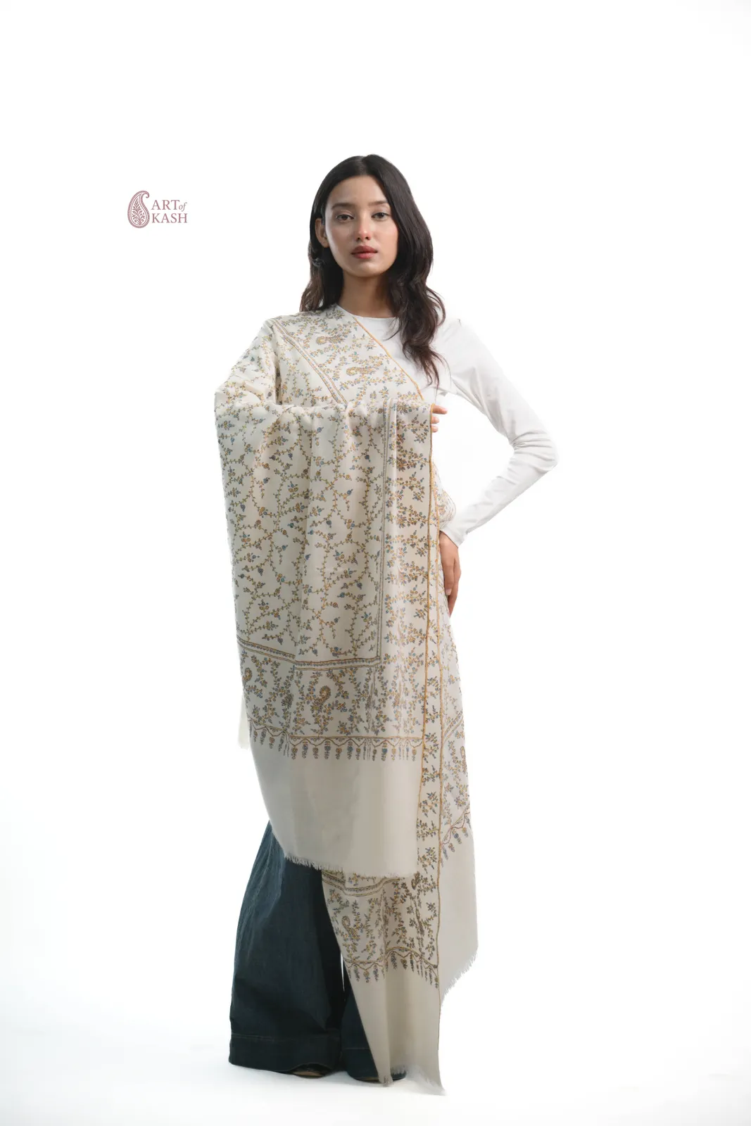 Pashmina Jaali Shawl