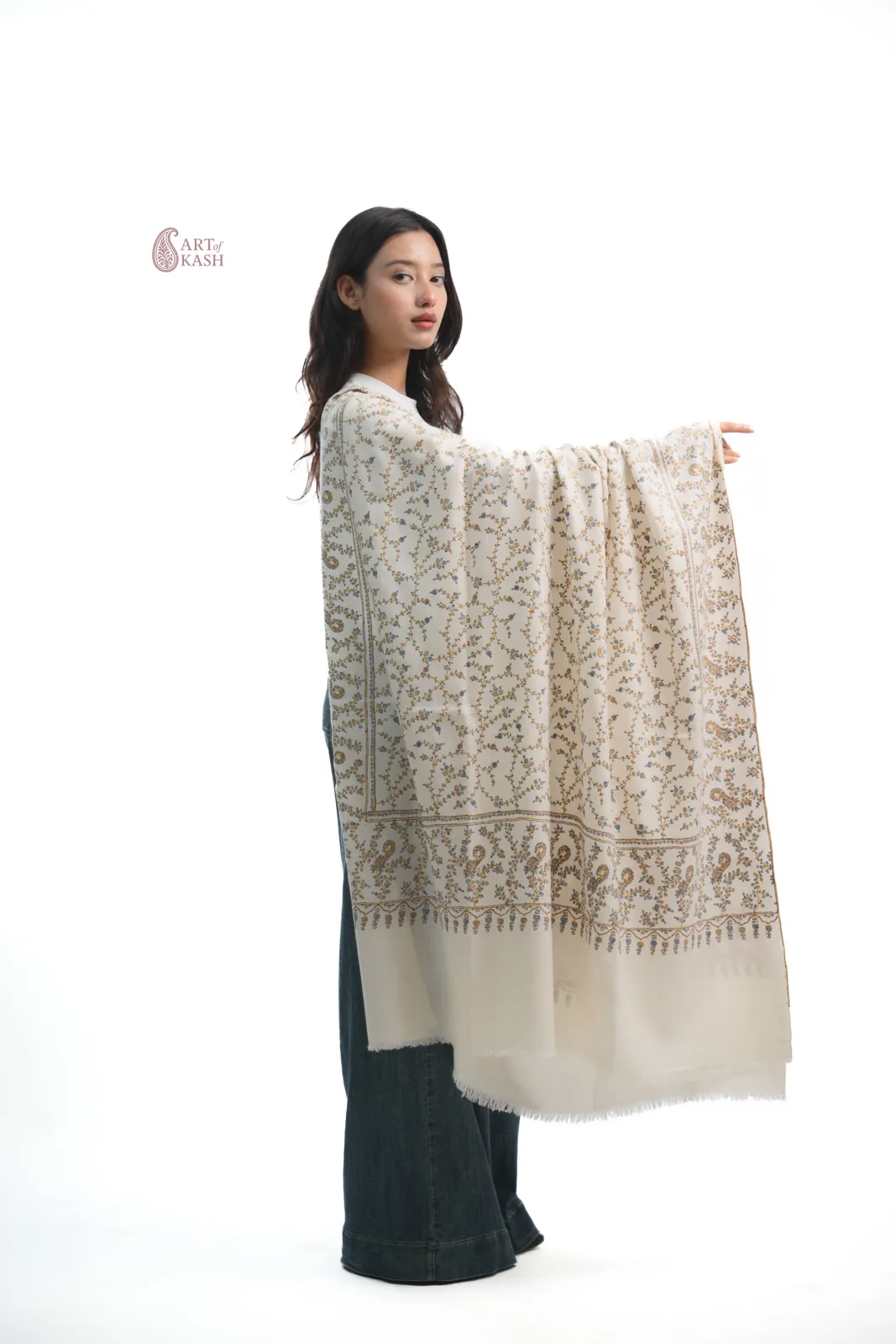 Pashmina Jaali Shawl